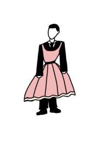 Small Drawing of Franz Kafka in a Dress